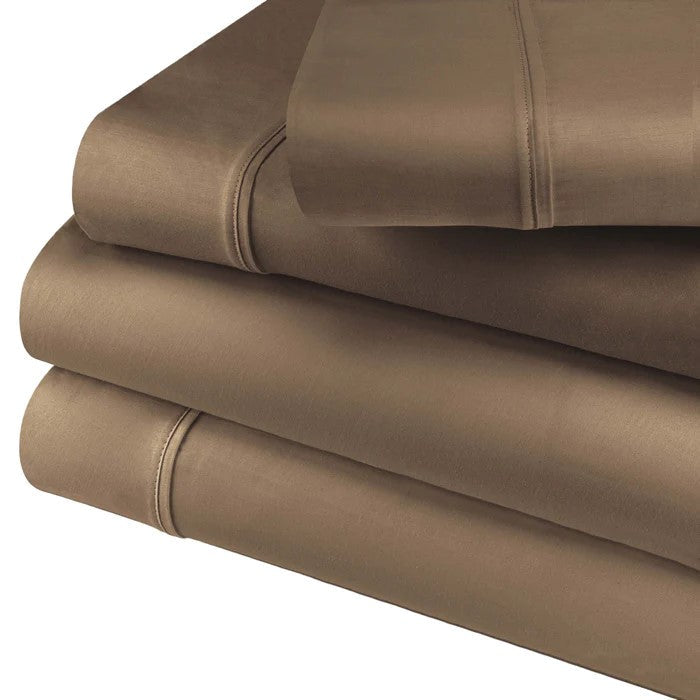 400 Thread Count Egyptian Cotton Solid Deep Pocket Sheet Set