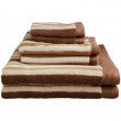 Luxury Egyptian Cotton Stripe 6PC Towel Set