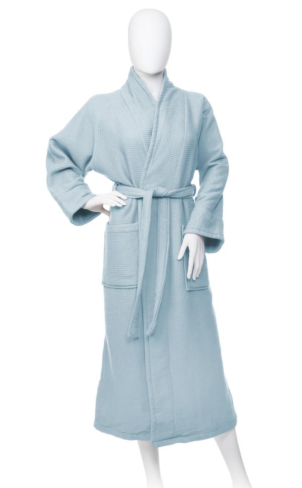 Cotton Bath Robe – Unisex Waffle Weave Luxury