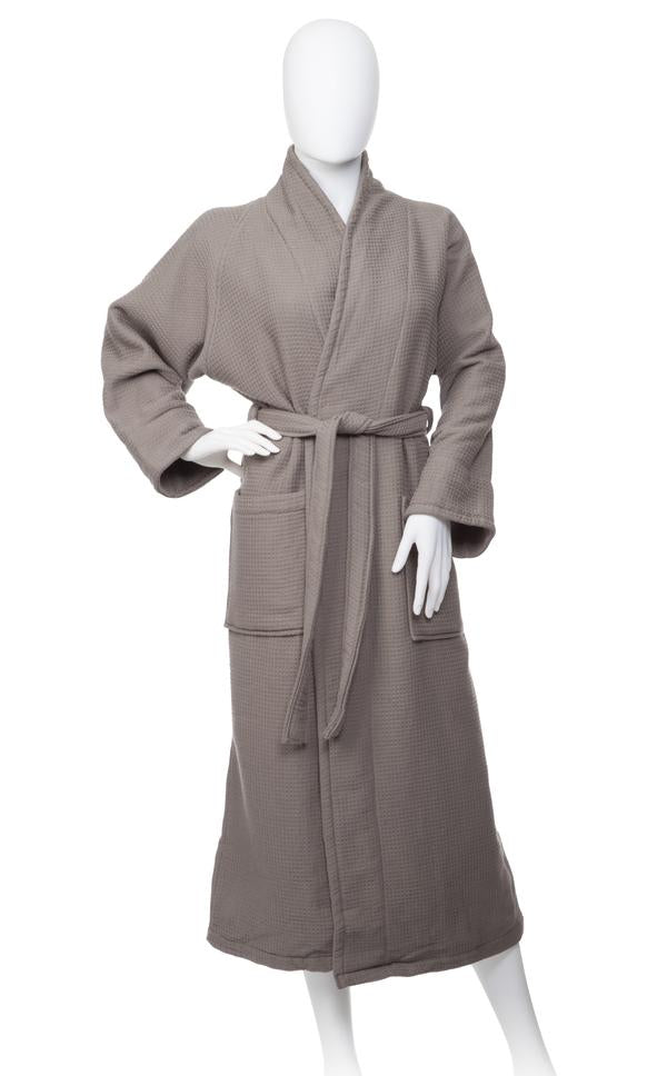 Cotton Bath Robe – Unisex Waffle Weave Luxury