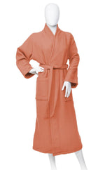 Cotton Bath Robe – Unisex Waffle Weave Luxury