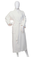Cotton Bath Robe – Unisex Waffle Weave Luxury