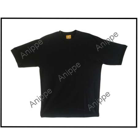 Egyptian Cotton Plain Black t Shirt Undershirt Black T Shirt