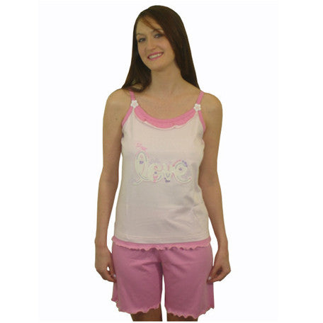 I love you 100% Pure Egyptian Cotton Pajama In Pale Pink