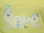 I love you 100% Pure Egyptian Cotton Pajama In Yellow
