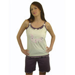 I love you 100% Pure Egyptian Cotton Pajama In Ivory/Cream