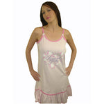 Sweet & Pretty 100% Pure Egyptian Cotton Pajama In Pale Pink