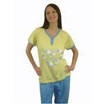 Sweet & Pretty 100% Pure Egyptian Cotton Pajama In Yellow