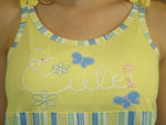 Cute 100% Pure Egyptian Cotton Pajama In Yellow