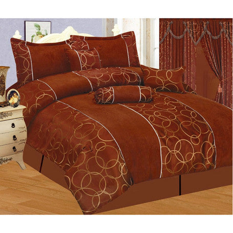 Luxury Brick Suede 60"x84" Window Curtain with Lining and 18" Valance