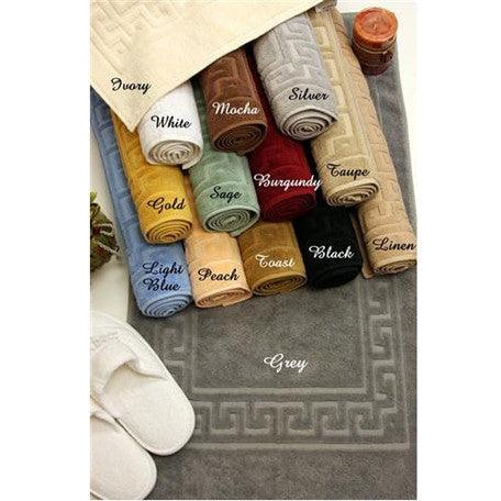 Set of 2 100% Egyptian Cotton luxury Bath Rugs/Mats
